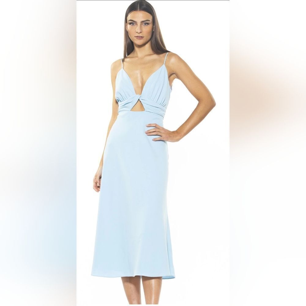 Alexia Admor CAMILA MIDI DRESS NWT size 12 Blue